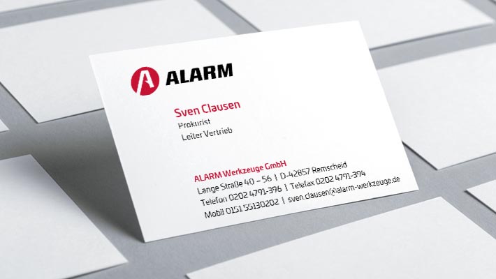 Neues Corporate Design für ALARM Werkzeuge